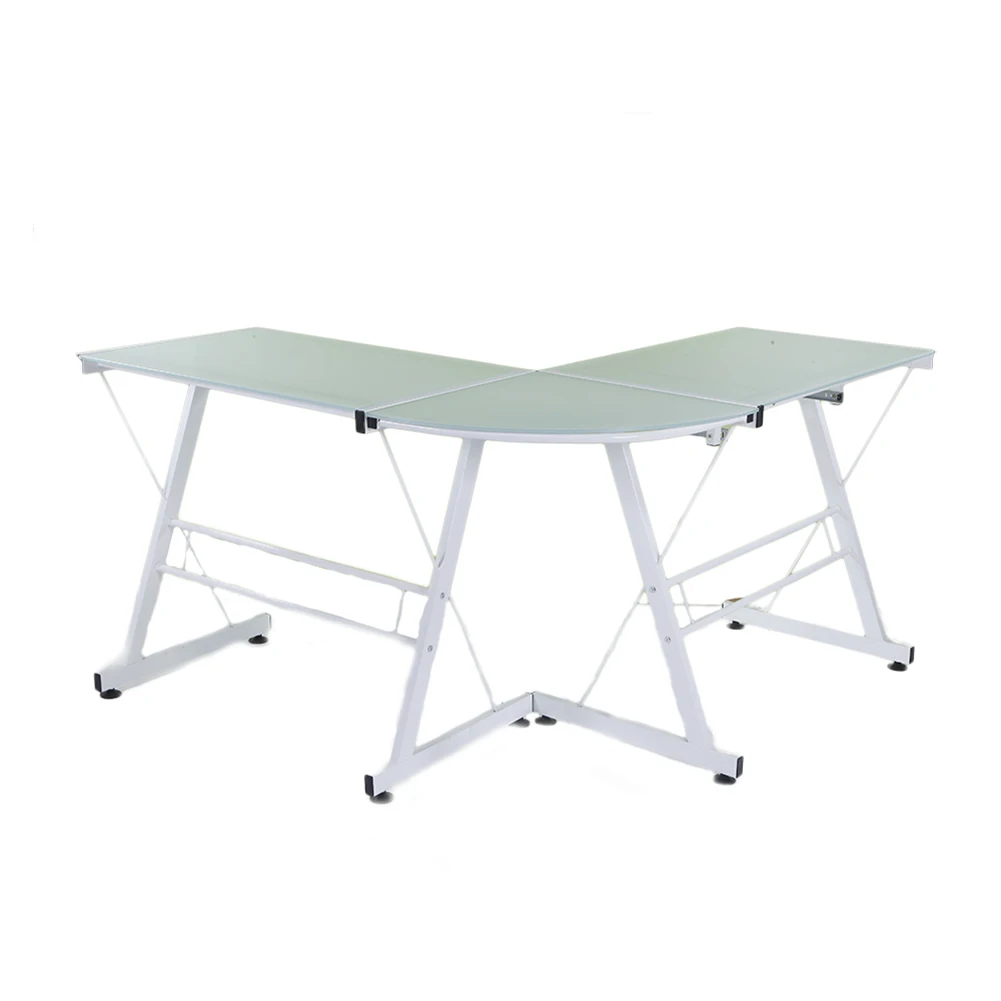 

L-Shaped Durable Stalinite Splicing Computer Desk Office Desk Corner Computer Desk Large Monitor Stand Desk