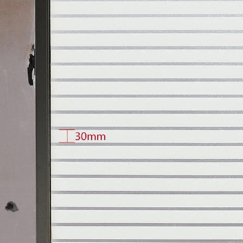 

Оконная наклейка с рисунком жалюзи статическая липкая защита конфиденциальности съемное прочное виниловое матовое многоразмерное покрыт...