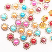 new clothing accessories 12mm pearl claw rhinestones shine crystals stones sewing rhinestones for needlework fabric gems beads