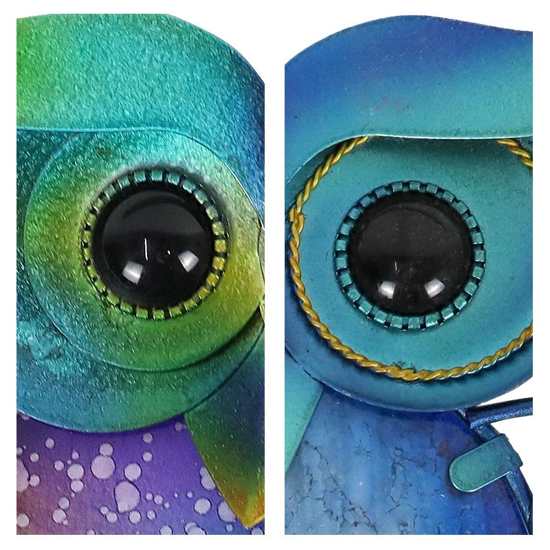 2 шт. декоративная настенная металлическая Сова для украшения сада|Садовые