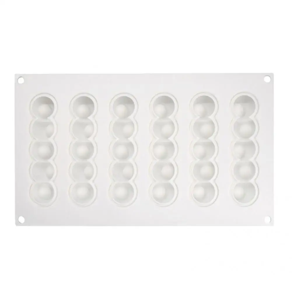 Широко применяемая прочная силиконовая форма для шоколада 6 вогнутых длинных