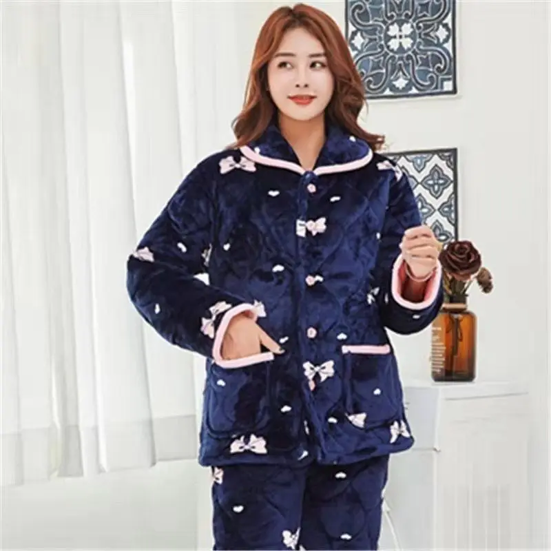 Пижамный комплект Женский бархатный мягкий цвет в ассортименте | Женская одежда