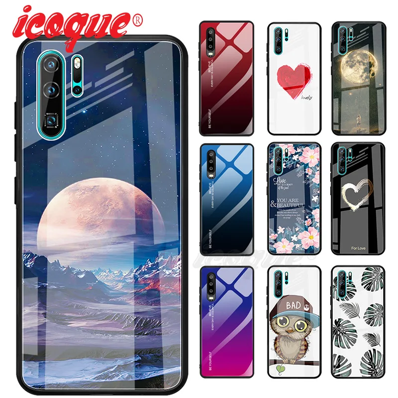 Роскошный стеклянный чехол для Huawei P30 Pro P20 Lite Honor 8X 10 10i 20i телефона Mate 20 Nova 3 3i 2i 3e |