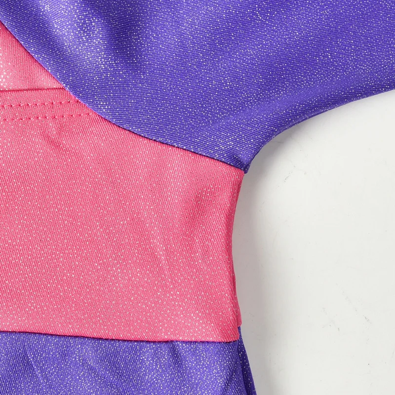 Детский ритмический балет с длинным рукавом гимнастические трико для девочек