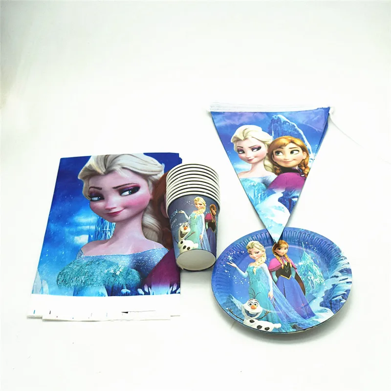 Для 20 человек Снежная королева замороженная Анна тематическая вечеринка на день