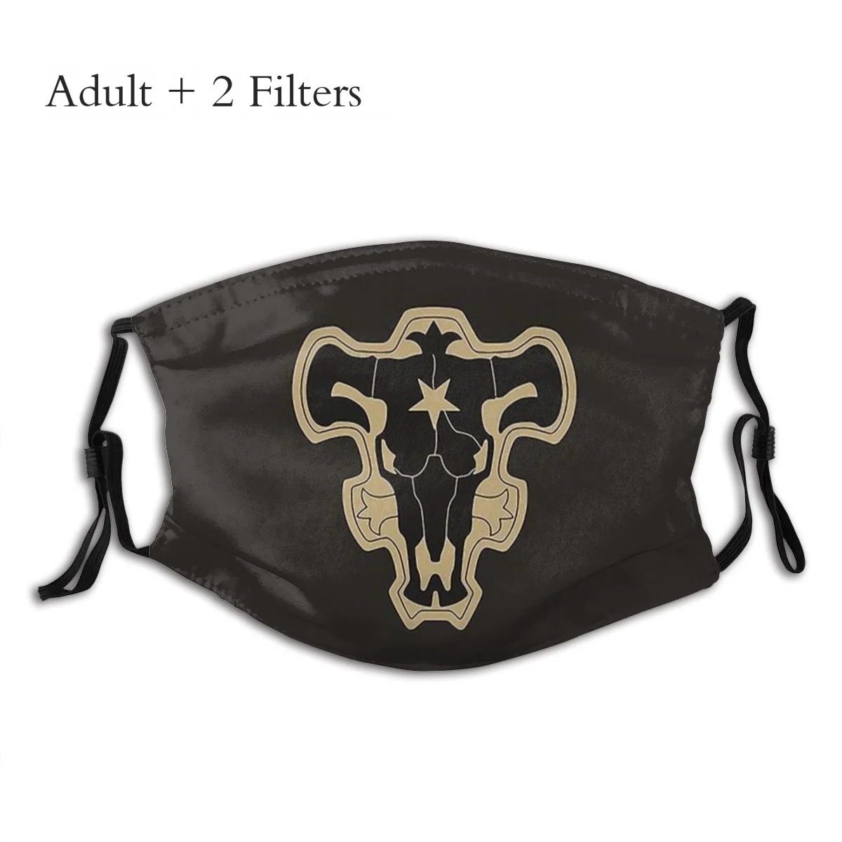 

Black Clover Asta Anime Adulte Mask Black Bull Robe Fashion Mascarilla With Filters