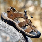 Мужская обувь для походов на гору, летние сандалии из натуральной кожи, дышащие кроссовки для походов, 2020