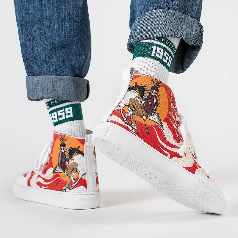 

Plataforma Sneakers Men China Red Skateboard Shoes All Women Star Sneaker Sport Shoe Canvas Skateboarding Shoes Men Summer 2021