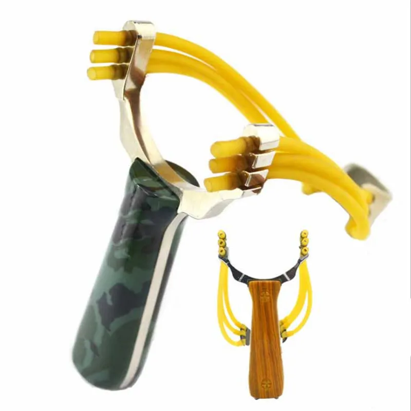 Уличные игры Охота катапульты Резиновая лента игрушки Sling Shot спортивные Slingshot