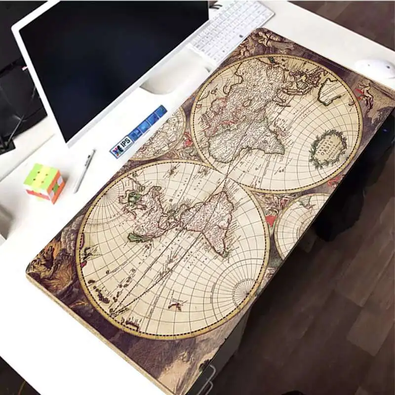 

MRGLZYLarge Mouse Pad Thickened Office Keyboard Protector Large PS Do Cad Esports Desktop Keyboard Pad Anime Mouse Pad