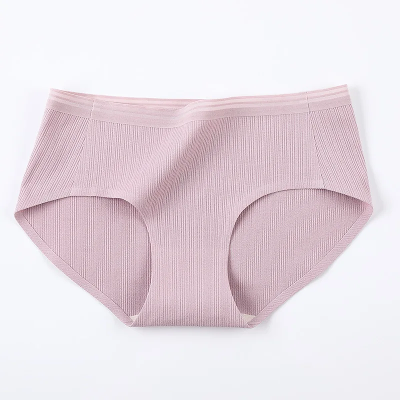 Underwear women cotton antibacterial mulberry silk student panties simple seamless ladies briefs ropa interior femenina | Женская одежда