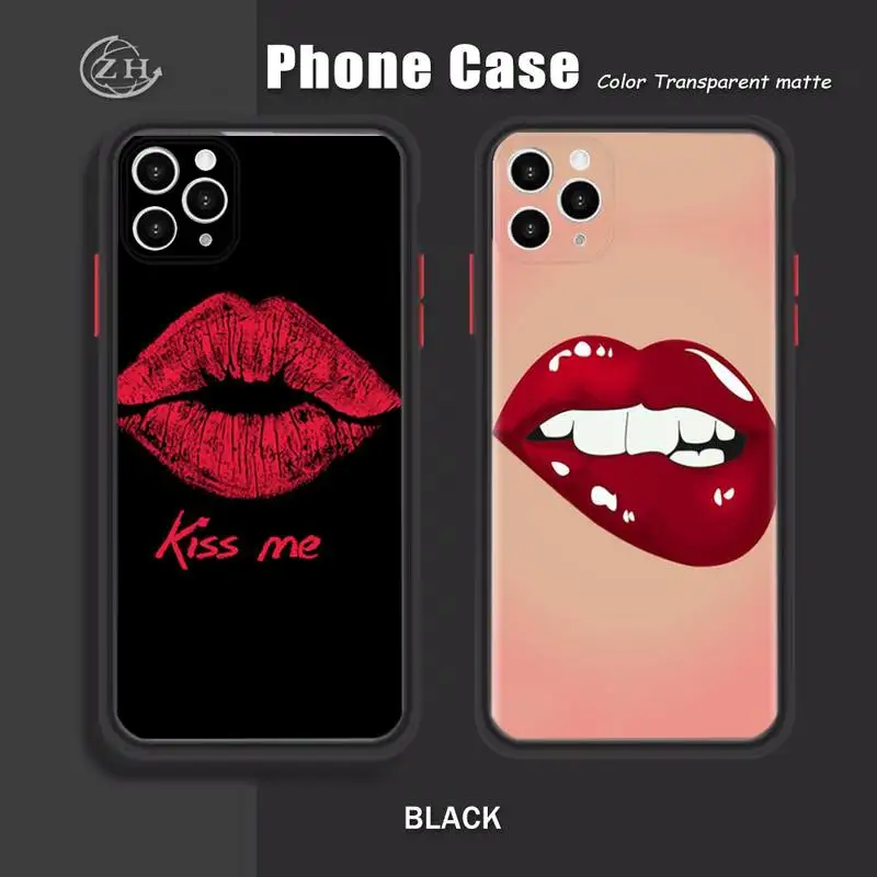 

KISS MI Phone Case For IPhone XR 11 Pro Max Mini Matte Fashion Candy Soft Shell Silicone Color Set Best Match Newest