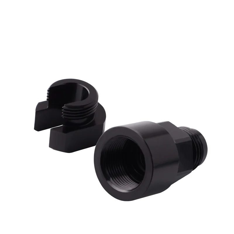 SPEEDWOW High Quality Aluminum Spiral -6 AN Male to 3/8" Quick Disconnect Connect Connector Fitting Oil Fuel |