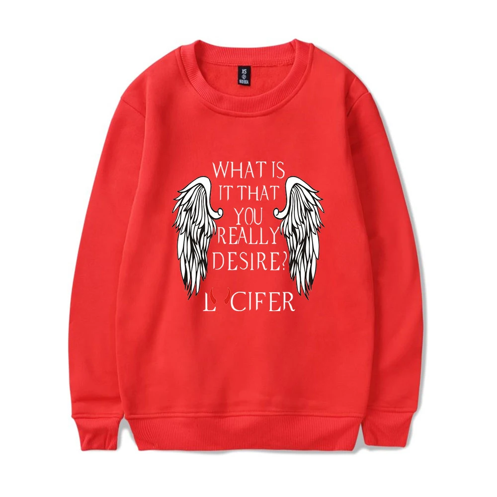 

New TV Series Lucifer Season 5 Sweatshirts Long Sleeve Capless Hoodie Man Tracksuit Printing Women Hip Hop Tops 2021 Hot Sale