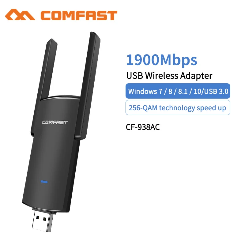 1900 Мбит/с Высокая Мощность USB3.0 Wifi адаптер сетевая карта RTL8814AU двухдиапазонный 5 8G/2