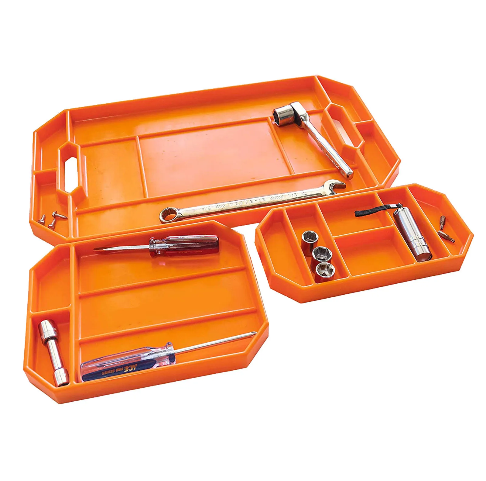 

Automotive Non-slip Flexible Tool Holder Box Organizer Tray Nonslip Ultra Durabl Car Tools Storage Tray