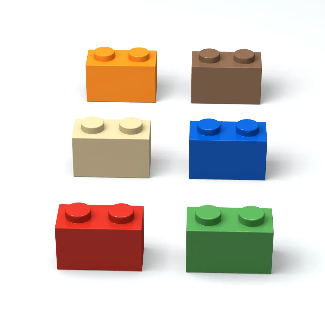 

Детский конструктор moc, 1x2, 3004, 115 шт.