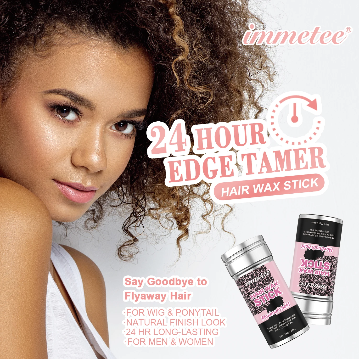 

Hair Wax Stick Treatment Broken Hair Styling Refreshing Hair Fast Works Long Lasting Hair Shaping Wax Hair Edge Control Gel