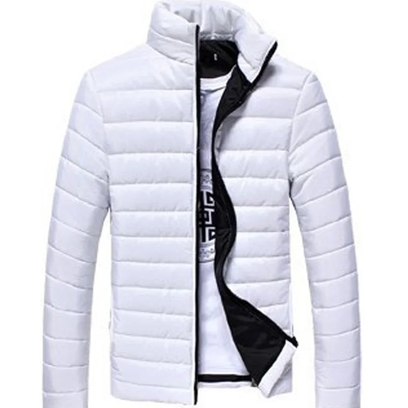 ZOGAA 2019 мужская легкая парка зимние теплые пальто хлопковые одноцветные куртки