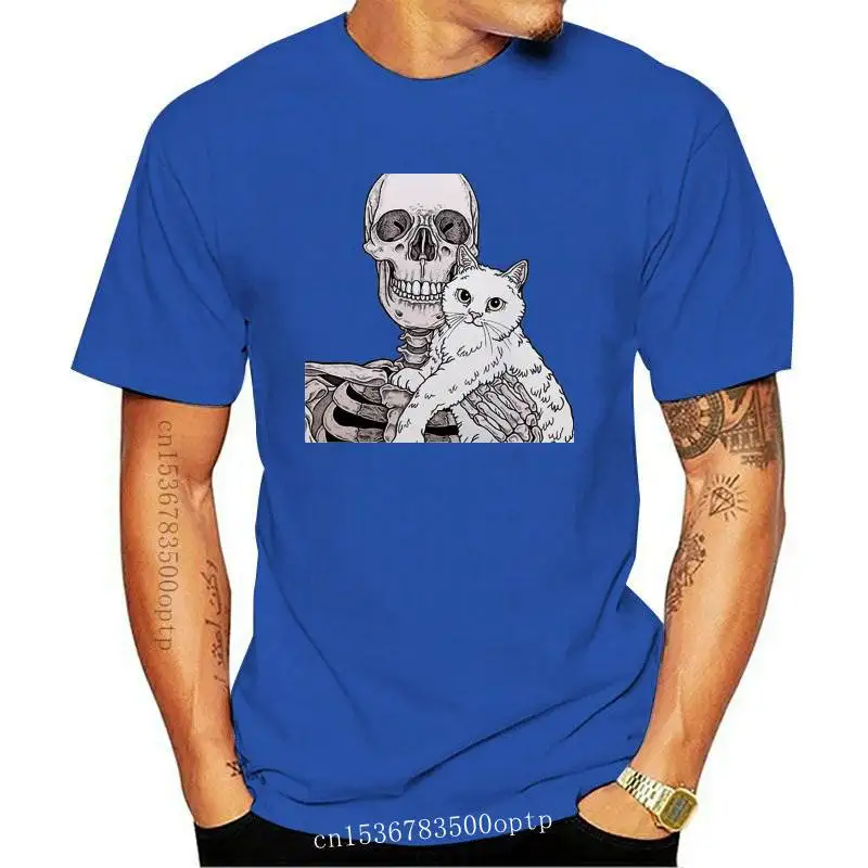 

UUKL Moda Mujer 2020 Summer T Shirt Harajuku Kawaii Skull And Cat Fun Funny Female T-shirt Leisure Fashion Streetwear Tshirt Top