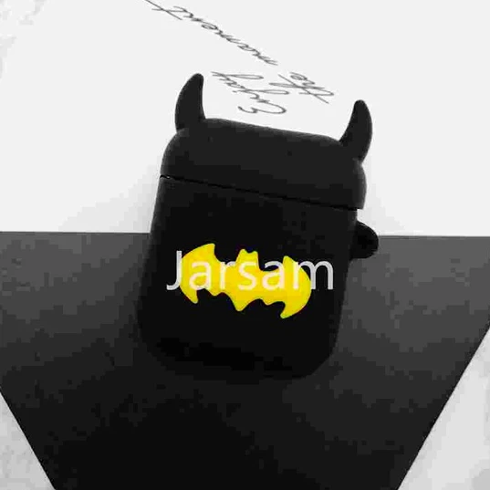 Batman Милый мультяшный беспроводной чехол для Apple AirPods силиконовый зарядный чехол для наушников Защитный чехол для AirPods - Цвет: Batman
