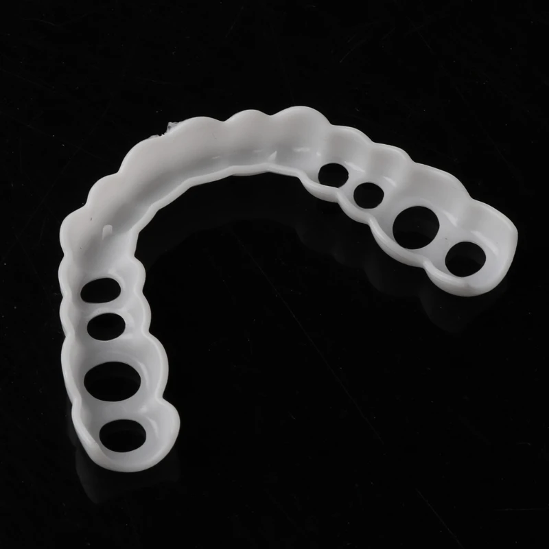 

Upper False Fake Tooth Cover Snap On Immediate Smile Cosmetic Denture Care Beauty Tool C1FF