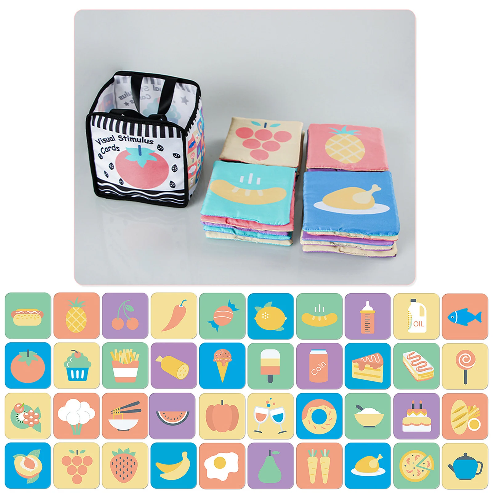 Высококонтрастные Детские фонарики черно-белые Игрушки для развития мозга