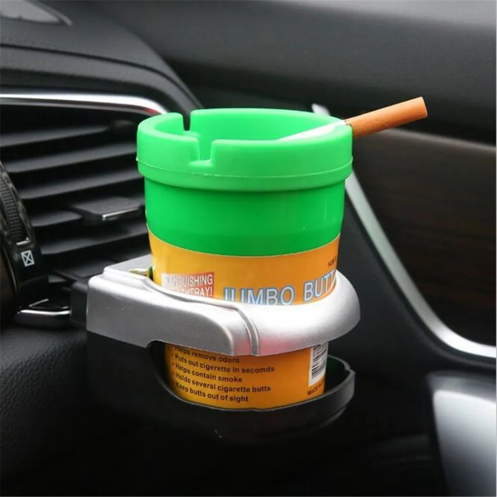 

Portable Auto Car Ashtray Cigarette Smoke Ashtray Holder Random Candy Color For Smokeless Ashtray Cigarette Holder Car Styling