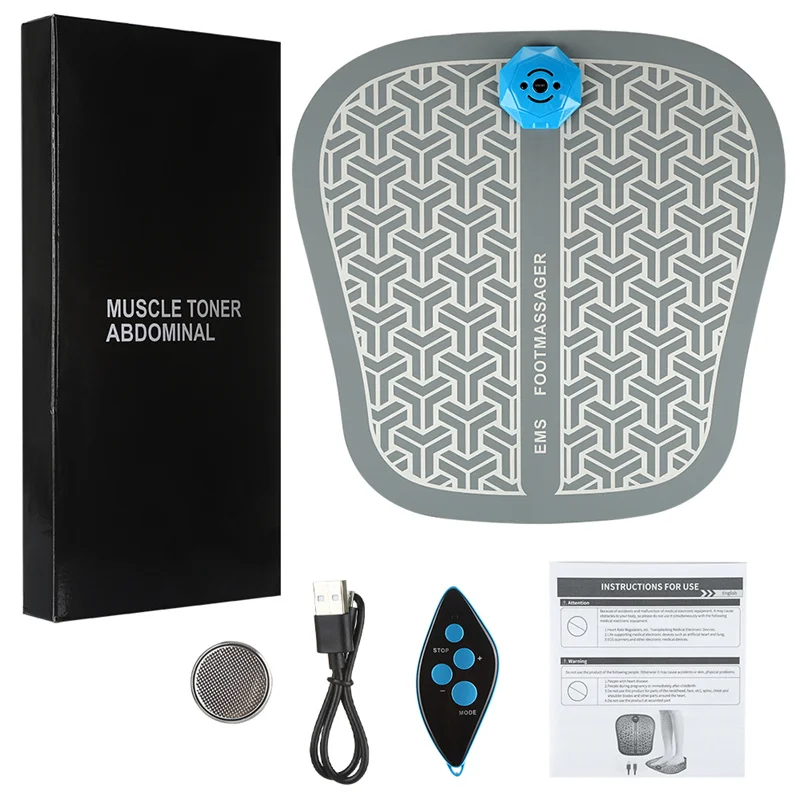 

Electric EMS Foot Massager Pad Feet Muscle Stimulator Leg Reshaping Foot Massage Mat Relieve Ache Pain Health Care