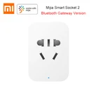 Смарт-розетка Xiaomi Mi с Wi-Fi, 2 штепсельных вилки, версия шлюза bluetooth, дистанционное управление, работает с приложением Xiaomi Smart Home Mijia Mi home