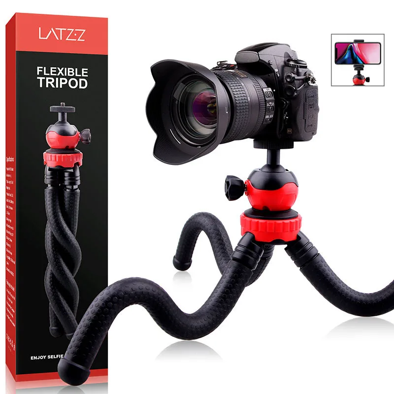 

M L Size Camera Gorillapod Tripods Stand Monopod Flexible Tripod Mini Travel Outdoor Digital Cameras Hoders Fill light bracket