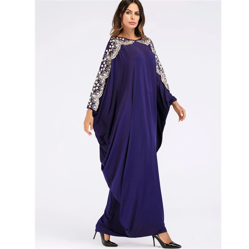 Большие размеры S ~ 6XL высокое качество новое арабское элегантное свободное абайя