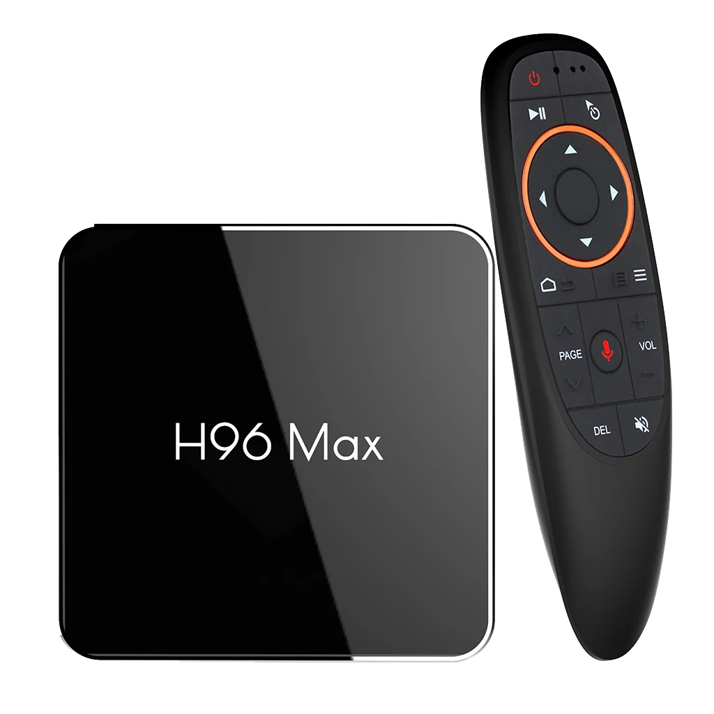 

H96 MAX-X2 Android 8.1 4K TV Box 4G+64G Quad Core Voice Control WiFi 3D UK