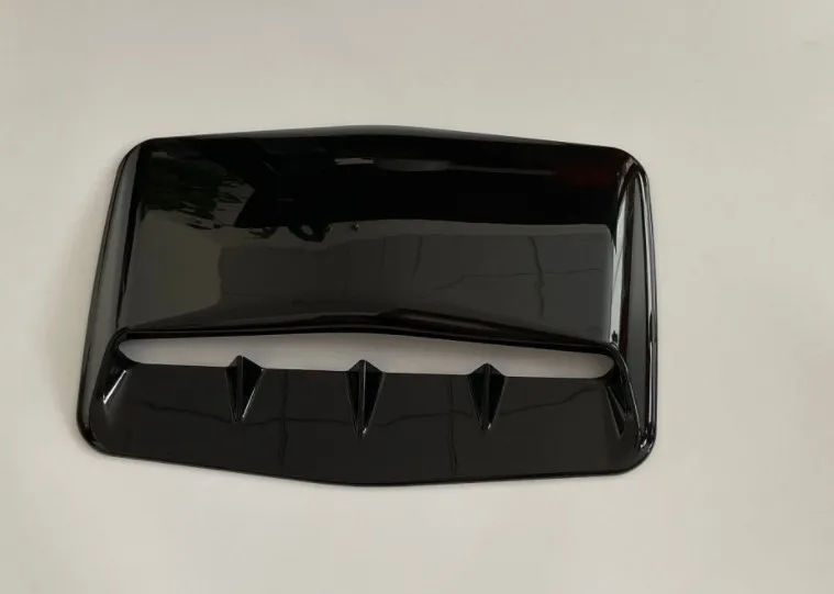 

1pcs Hood Scoop Cover 43*30*5cm Bonnet Car Vent Decorative GLOSS BLACK