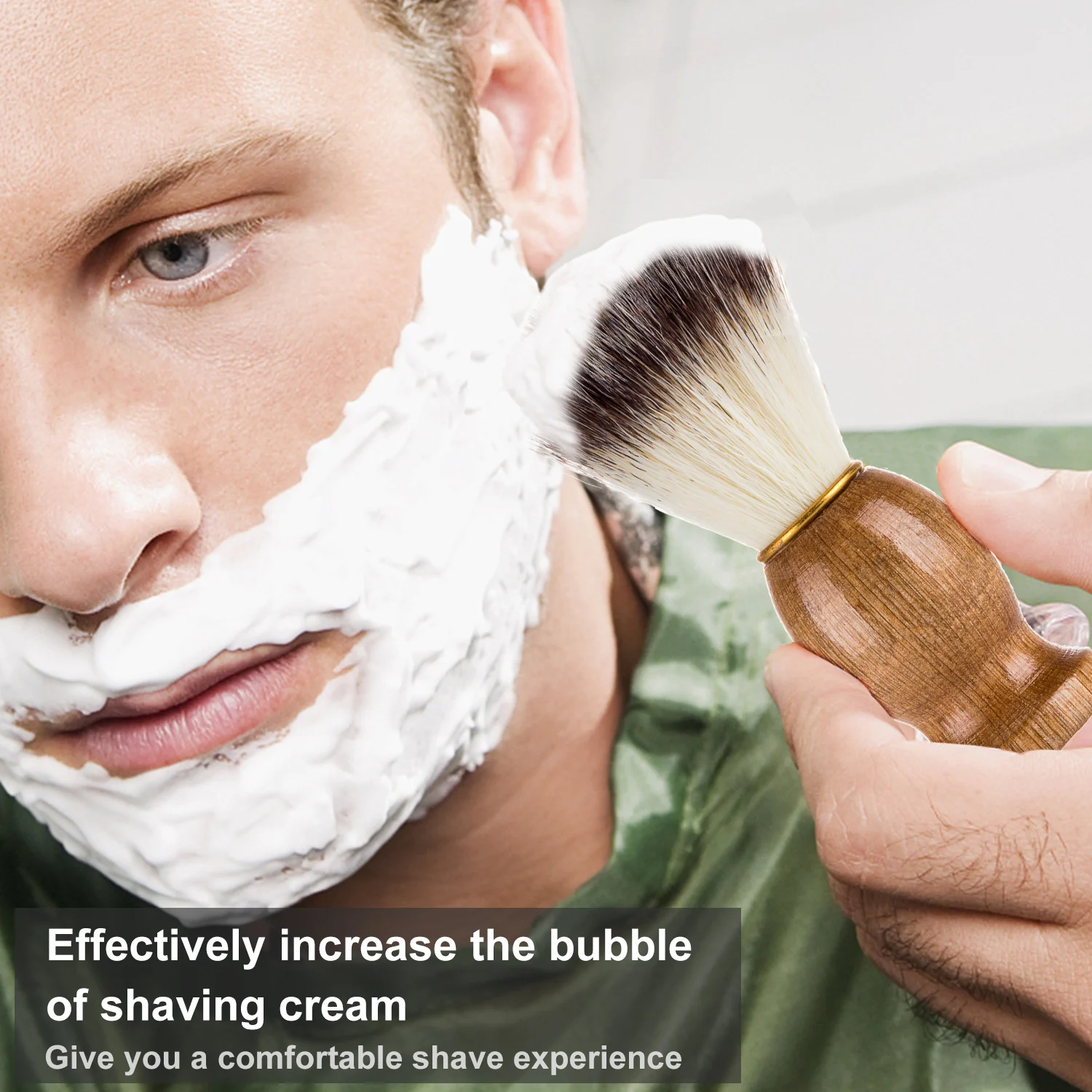 Мужская щетка для бритья бороды средство ухода за бородой | Красота и здоровье