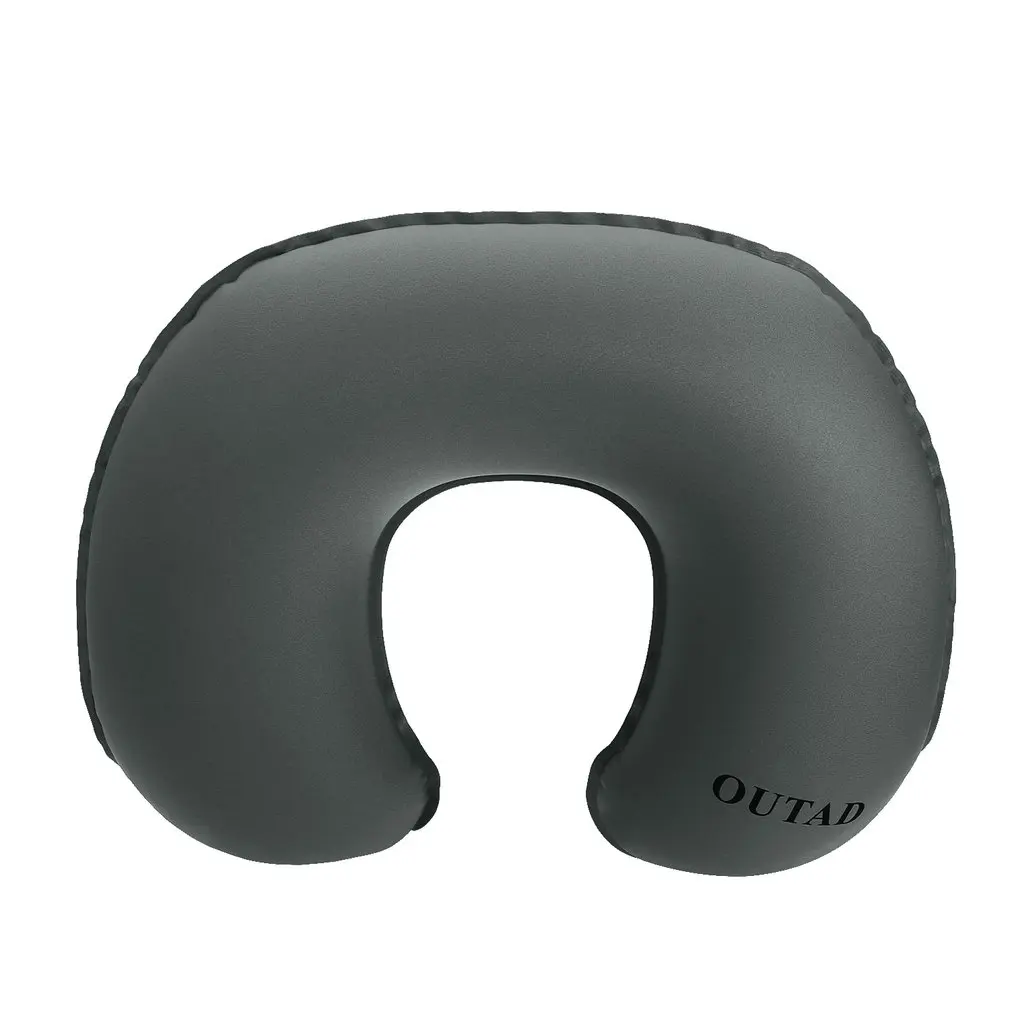 

OUTAD Ultralight TPU Ergonomic Neck Concave Inflatable Air Pillow U-Shaped for Outdoor Camping Travel Bus Car Train Airplane