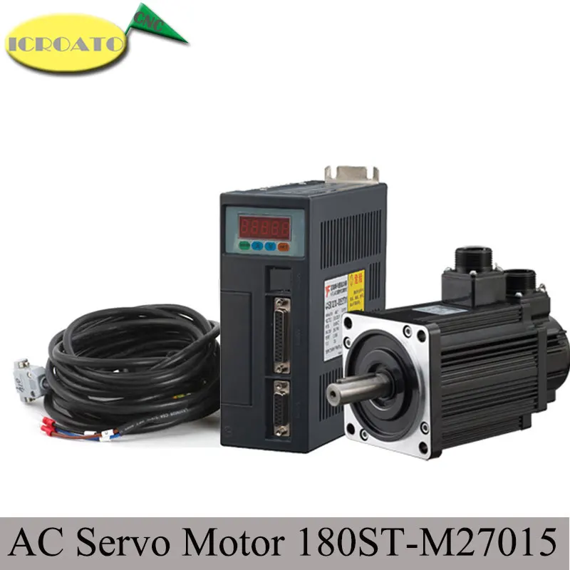 

4.3KW 1500RPM servo motor kits 180ST-M27015 ac servo motor 27N.M 380V servo motor ac servo drive and motor