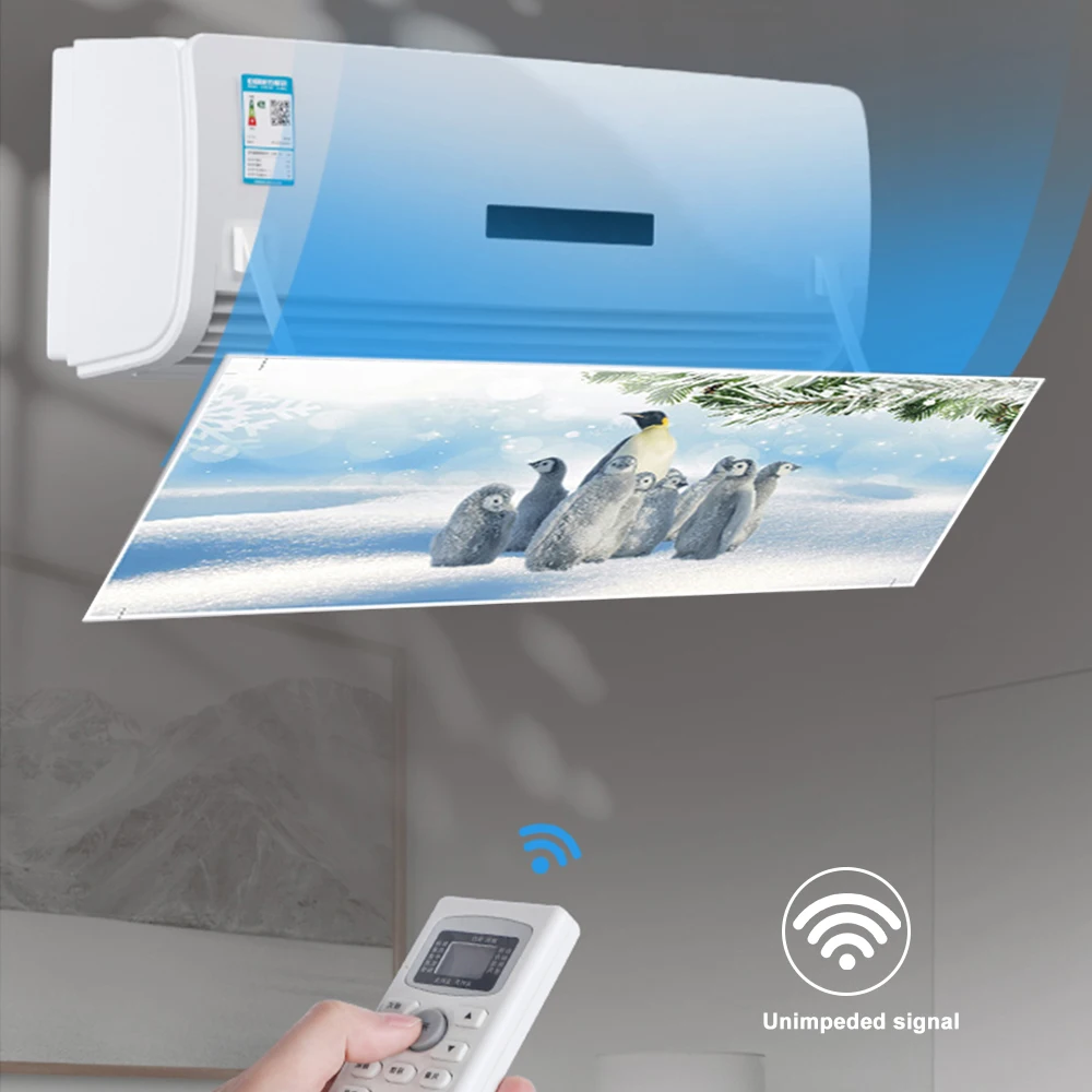 

Дефлектор ветра для кондиционирования воздуха, универсальная ажурная перегородка с защитой от прямого воздействия, регулируемая крышка ко...