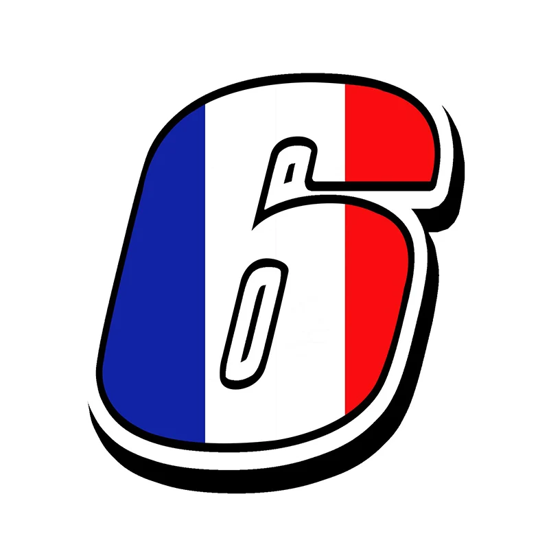 Наклейка на автомобиль из винила с французским флагом | Автомобили и мотоциклы