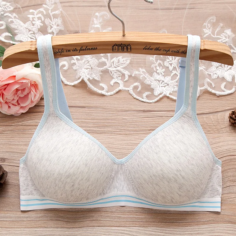 

1pc Training Small Bra For Teenage Girls Child First Sport Puberty Girl Underwear Teen School Fitness Bra 12-18 Youth Breast Bra