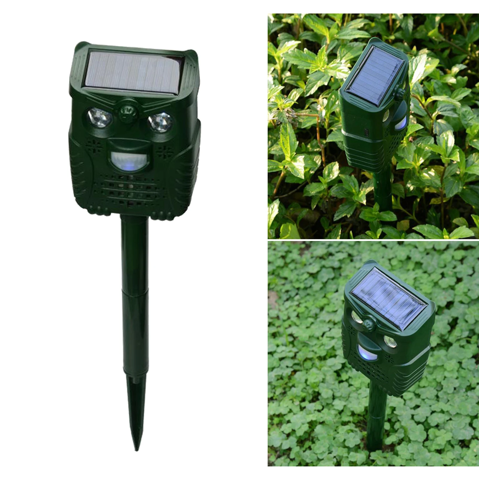 

Solar Pest Animal Repeller Deer Raccoon Cat Dog Scarer Repellent Deterrent