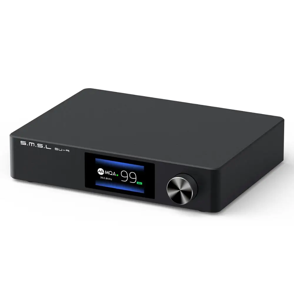 SMSL SU 9 сбалансированный декодер MQA Full 5 0 ES9038 DAC 2nd Gen XMOS DSD512 PCM768kHz/32Bit UAT LDAC USB Bluetooth SH DA