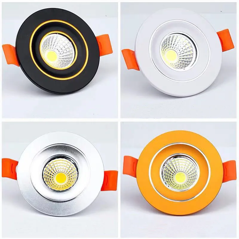 Светодиодный потолочный светильник супер яркий встроенный 3 Вт 5 с регулируемой