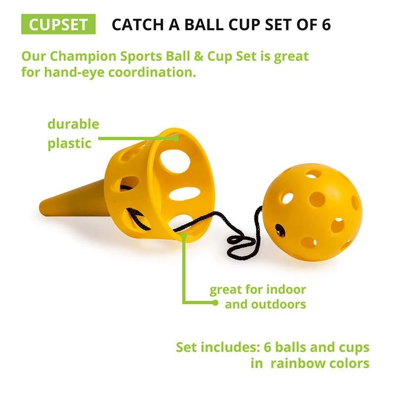 

Catch a Ball Set Classic Children's Outdoor Party Game for Lawn Camping and Beach Suitable for Families All Ages Children Teenag