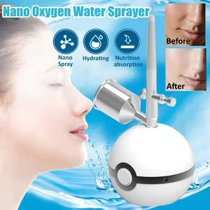 Кислородная терапия вода кислородная машина для лица струйный мини компрессор нано кислородный спрей для лица для красоты лица спа омоложение кожи