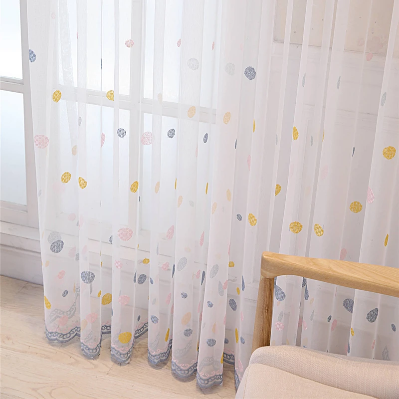 Мультяшные футбольные тюлевые занавески для детской спальни милая вуаль