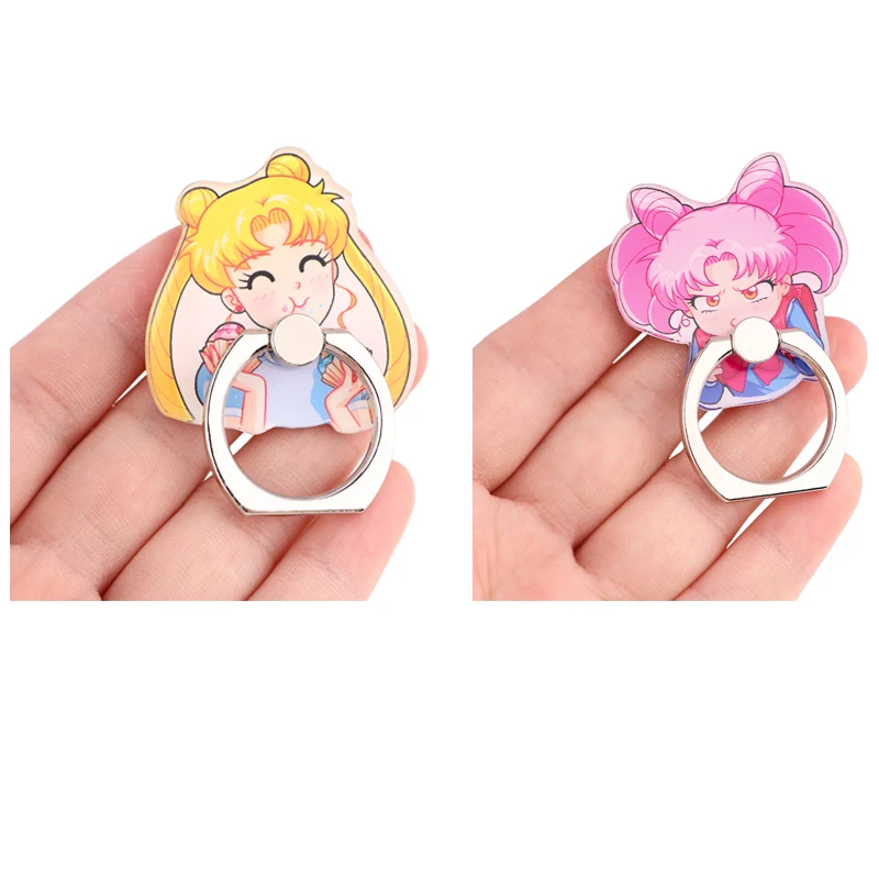 

JY198 Anime Girls 360 Degree Finger Ring Smartphone Stand Holder Mobile Phone Funny Holder Stand For All Phone