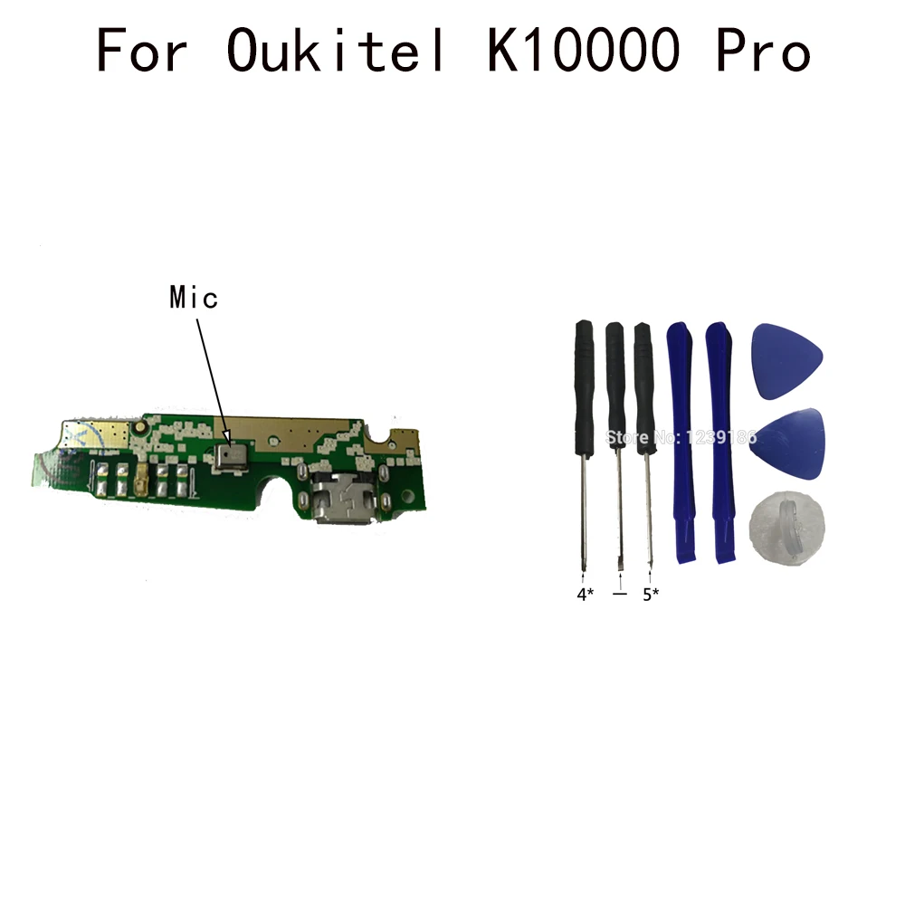 

Для Oukitel K10000 Pro зарядка через USB док-станция для С микрофоном USB Зарядное устройство штекер плата Модуль гибкий кабель для ремонта Запчасти + и...