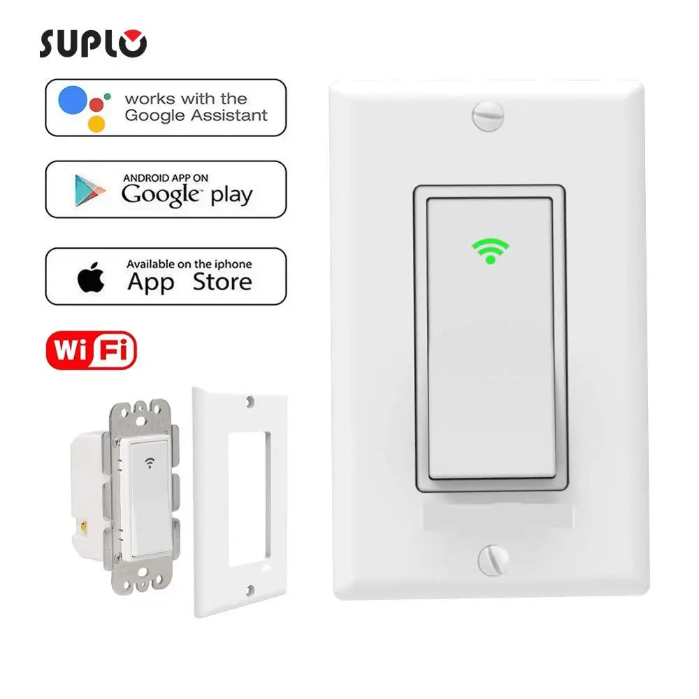 SUPLO умный светильник WiFi настенный голосовое управление Функция синхронизации