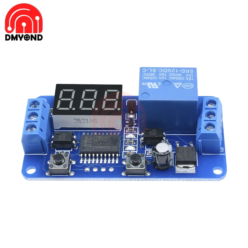 СВЕТОДИОДНЫЙ цифровой дисплей Φ модуль переключателя управления временем